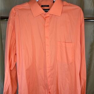 Stacy Adams Coral Orange Dress Shirt